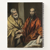 Carnet St Peter et St Paul | c.1605-8 (Huile sur toile) (Dos)