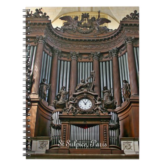 Carnet St Sulpice organ notebook (Devant)
