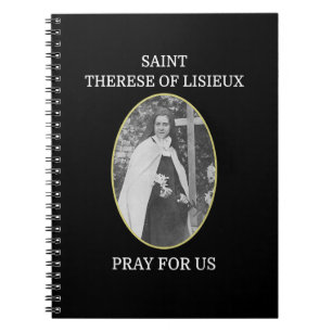 Carnet St Therese de Lisieux T-Shirt Saint Little Flower