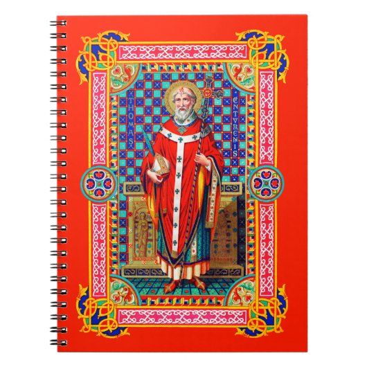 Carnet St. Thomas Becket à Red Chasuble (K 34) (Devant)