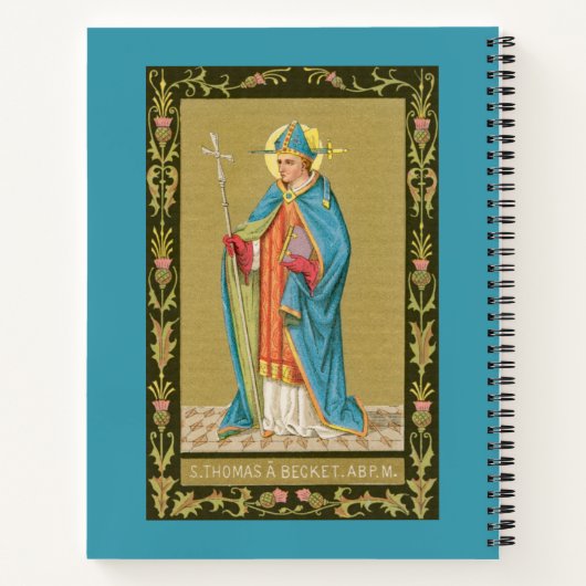 Carnet St. Thomas Becket avec épée en mitre (P 005) (Dos)