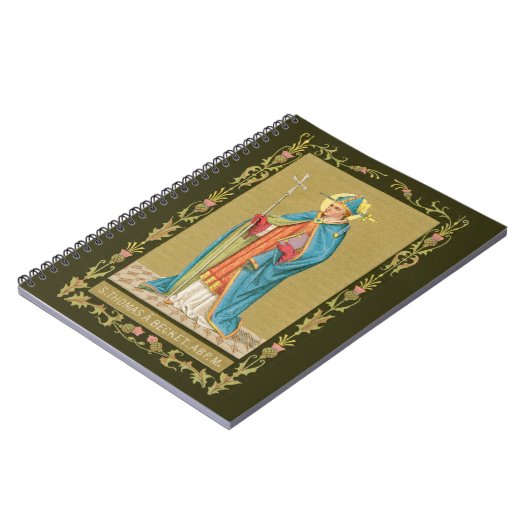 Carnet St. Thomas Becket avec épée en mitre (P 005) (Côté gauche)