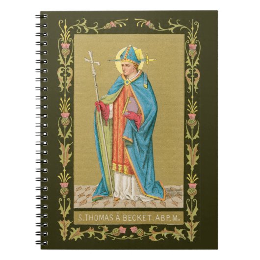 Carnet St. Thomas Becket avec épée en mitre (P 005) (Devant)