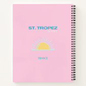 Carnet St Tropez, France, Preppy, Rose (Dos)