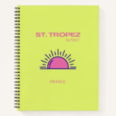 Carnet St Tropez, Preppy, Vert (Devant)