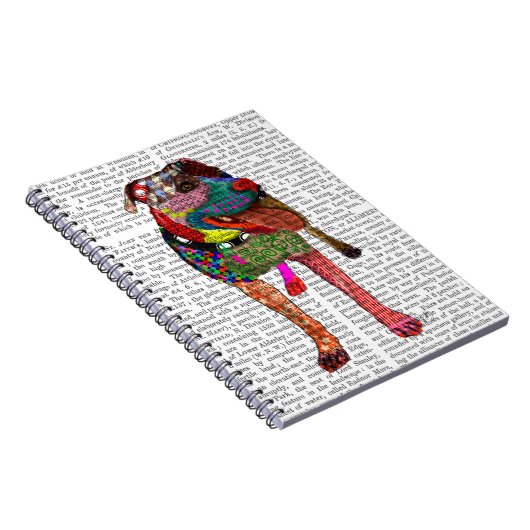 Carnet Staffordshire Bull Terrier - Patchwork (Côté Droit)