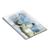 Carnet Stag errant - Aquarelle (Côté Droit)