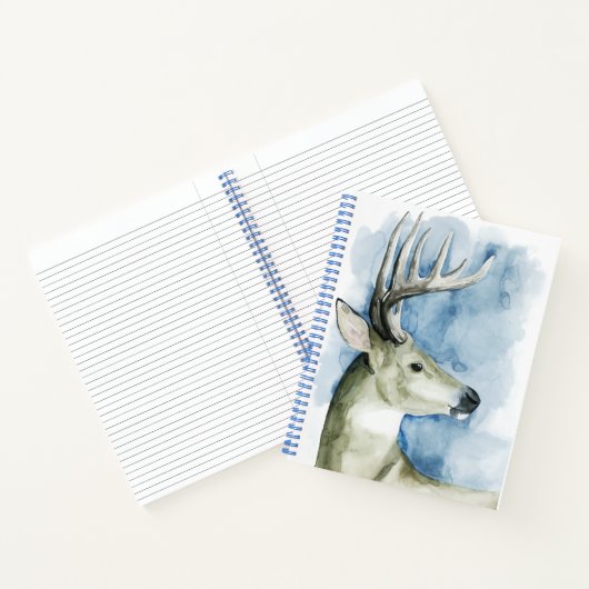 Carnet Stag errant - Aquarelle (Intérieur)