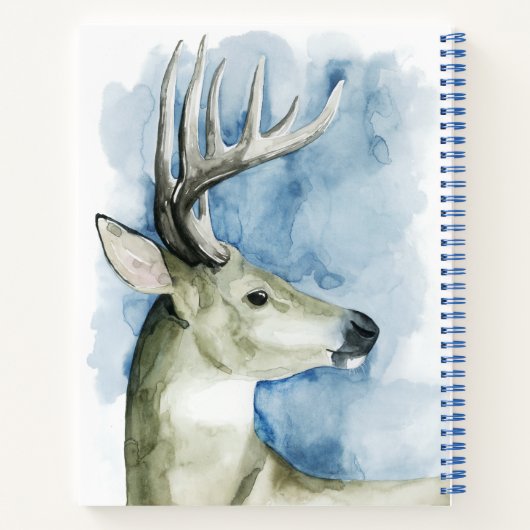 Carnet Stag errant - Aquarelle (Dos)