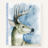 Carnet Stag errant - Aquarelle (Devant)