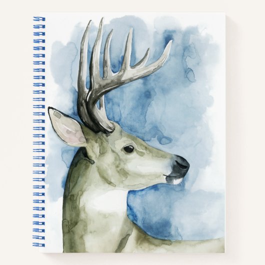 Carnet Stag errant - Aquarelle (Devant)