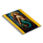 Carnet stained glass mermaid (Côté Droit)