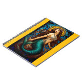 Carnet stained glass mermaid (Côté gauche)