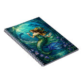 Carnet Stained Glass Mermaid Wall Art Poster (Côté Droit)