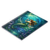Carnet Stained Glass Mermaid Wall Art Poster (Côté gauche)