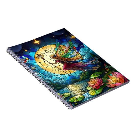 Carnet Stained Glass Moonlight Flight Fairy  (Côté Droit)
