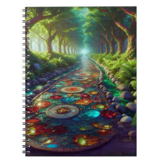 Carnet Stained Glass Road Notebook