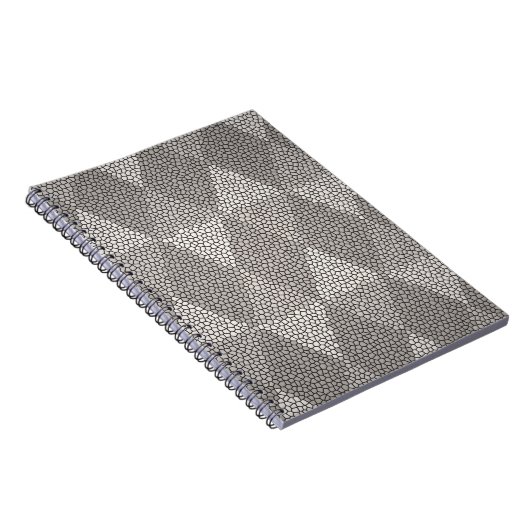 Carnet Stained Glass Silver Diamond Pattern (Côté Droit)