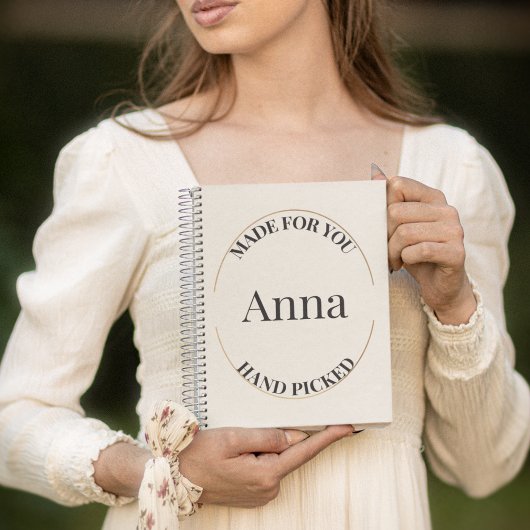 Carnet Stampé et centré