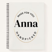 Carnet Stampé et centré (Devant)