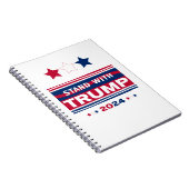 Carnet Stand with Trump~2024~MAGA (Côté Droit)