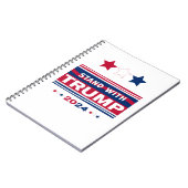 Carnet Stand with Trump~2024~MAGA (Côté gauche)