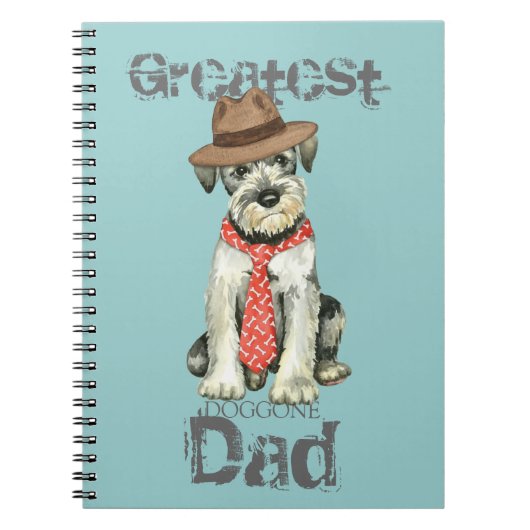 Carnet Standard Schnauzer Papa (Devant)
