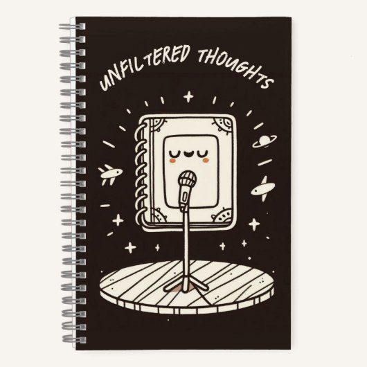 Carnet Standup de pensées non filtrées (Recto)