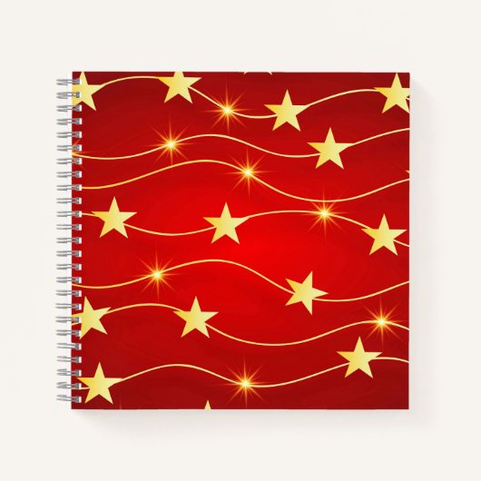 Carnet Star Adored Ruby Motif rouge (Devant)