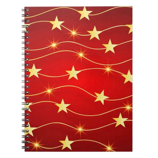 Carnet Star Adored Ruby Motif rouge (Devant)