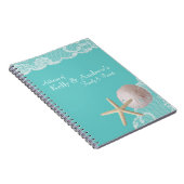 Carnet Starfish et Lace Beach Aqua (Côté Droit)