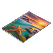 Carnet Starfish sur la plage à Dawn (Côté gauche)