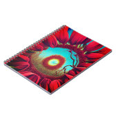 Carnet Stargate de tournesol rouge (Côté gauche)