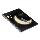 Carnet Starry Night Cat et Crescent Moon (Côté Droit)