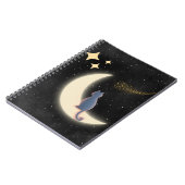 Carnet Starry Night Cat et Crescent Moon (Côté gauche)