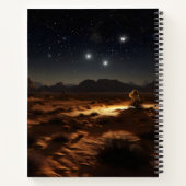 Carnet Starry Night Desert (Dos)