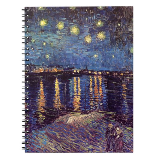 Carnet Starry Night Over the Rhone par Vincent van Gogh (Devant)