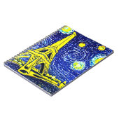 Carnet Starry Night Paris France (Côté gauche)
