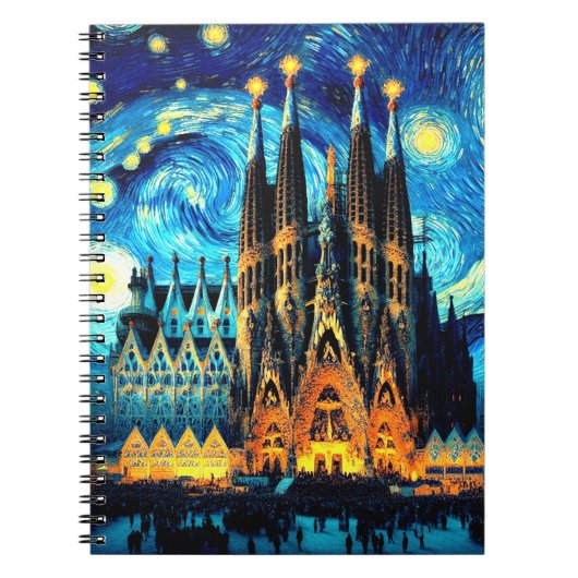 Carnet Starry Sagrada Familia Barcelona (Devant)