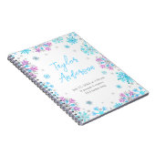 Carnet Statistiques de naissance de flocons de neige viol (Côté Droit)