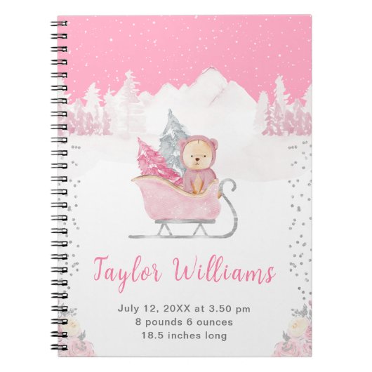 Carnet Statistiques de naissance de Winter Bear Rose Slei (Devant)