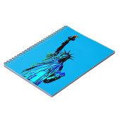 Carnet Statue bleue de la Liberté (Côté gauche)