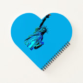 Carnet Statue bleue de Lady Liberty (Dos)