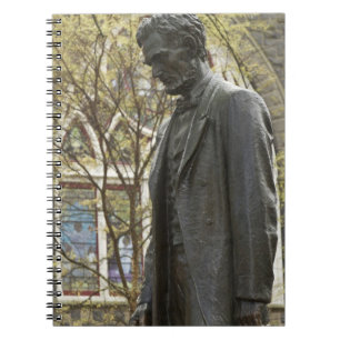 Carnet Statue d'Abraham Lincoln, Portland, Oregon