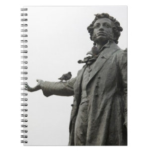 Carnet Statue d'Alexandre Pouchkine, Saint-Pétersbourg