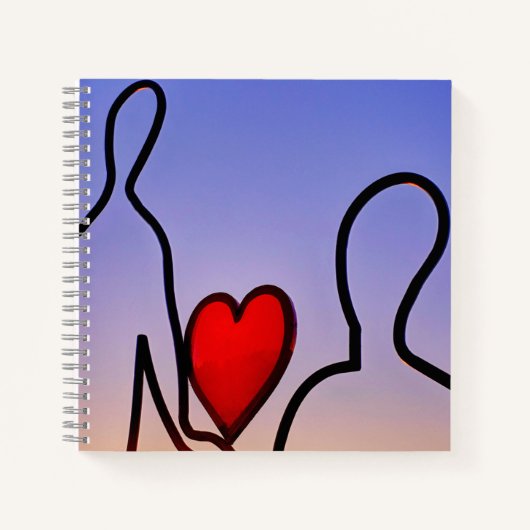 Carnet statue d'amour (Devant)