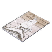 Carnet Statue de dante Allighieri avec la comédie divine (Côté gauche)