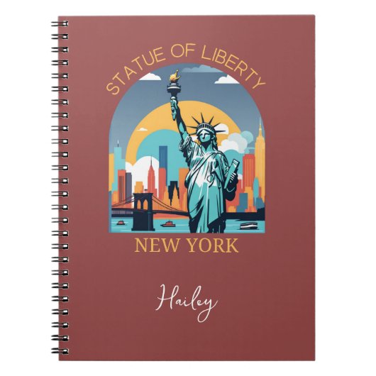 Carnet Statue de la Liberté, New York (Devant)
