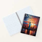 Carnet Statue de la Liberté, New York, (Intérieur)