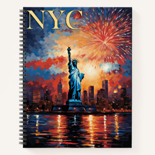 Carnet Statue de la Liberté, New York,
